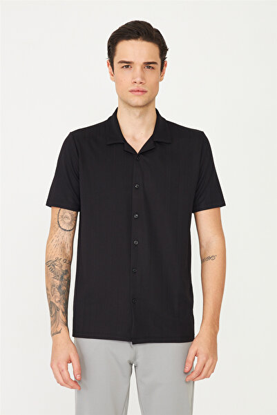 White Stone Black Shirt T-Shirt