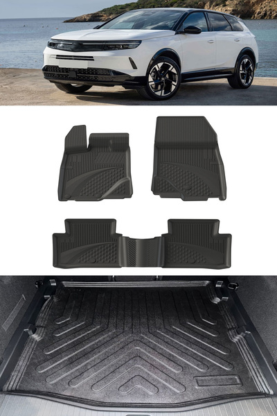 Sahler Opel Grandland 2025 ve Sonrası 1.2 Mild Hybrit 4.5D Paspas 3D Rizline ...