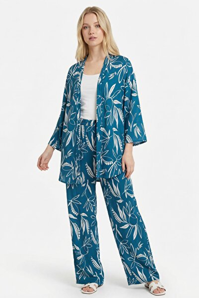 Rays 121 Sa deznom Kimono set Petrol