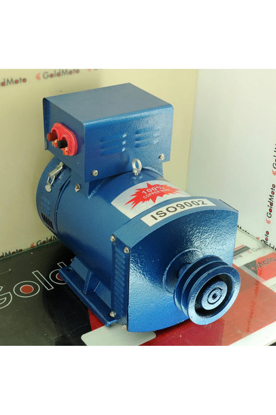 GOLDM Goldmoto ST3KW Alternatör Monofaze Çift Yataklı 3,75 kVA