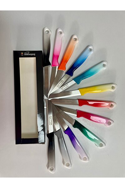 Solingen 12’li Ebruli Meyve Bıçağı Seti