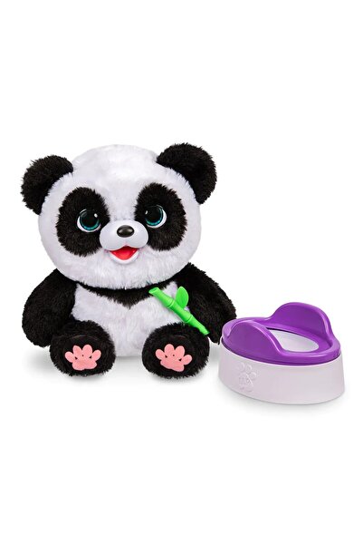 Moose Toys Bebelus Panda interactiv cu functii realiste Little Live Pets ChuChu
