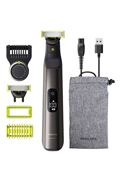 Philips Aparat de ras (0,2mm) si tuns (0,4-10mm) OneBlade Pro QP6552/30, Fata...