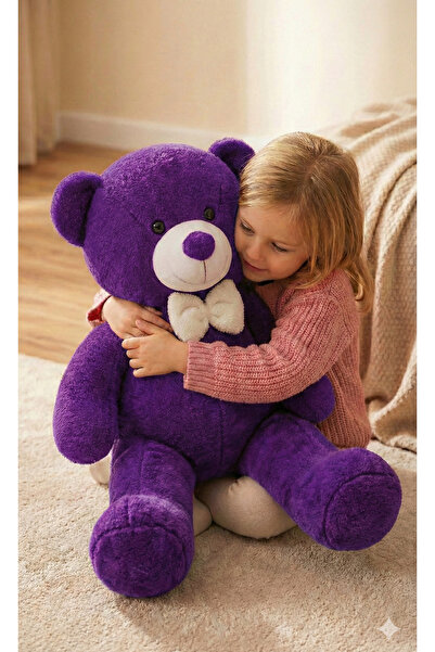 BUGİ HOME COLLECTİON Peluş Ayıcık Sevgililer Günü Özel 80cm Tatlı Uyuma Oyunc...