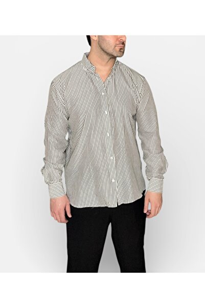 Yeblin Black and White Striped Shirt Classic