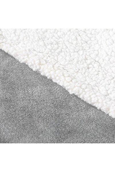 miraza Patura cu Maneci si Gluga, Tip Hanorac, Fleece Calduros, Plusat, Marime Universala, Negru