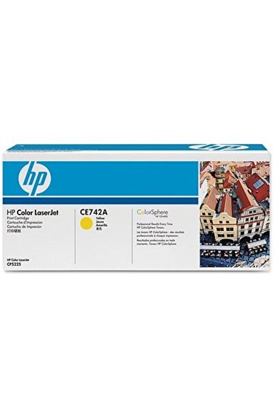 HP Toner laser CE742A - galben, 7300 pagini, LaserJet CP5225