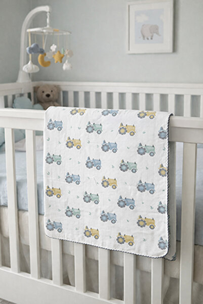 Atlas Baby House Multi-Purpose Muslin Newborn Baby Blanket, Muslin Cloth 80×90