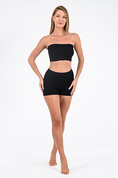 Leepsy Women's 3-Piece Basic Seamless Comfortable Seamless Stretchy Boxers