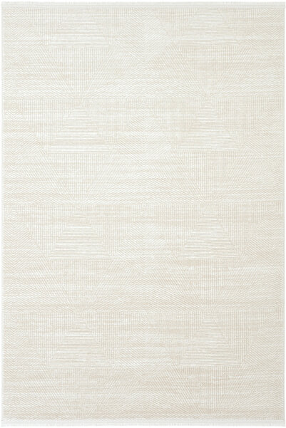 Cool Halı Arezzo Bej Rengi Yumuşak Modern Parlak Akrilik Pamuk Taban Dokuma 4...