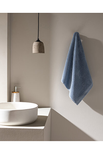 Madame Coco Avelia 100% Cotton Face Towel - Blue - 50X100 cm