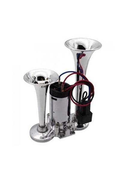 NO BRAND Claxon 2 goarne cu compresor 12V