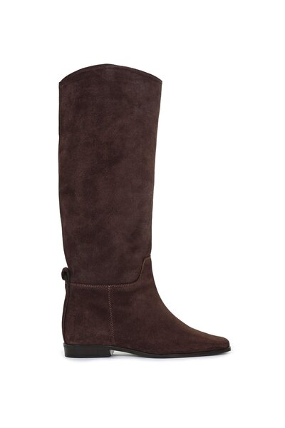 Beauty Omelette Kahverengi Binici Süet Çizme