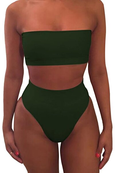 PINK QUEEN Bikini swimsuit, High waist, Removable straps,