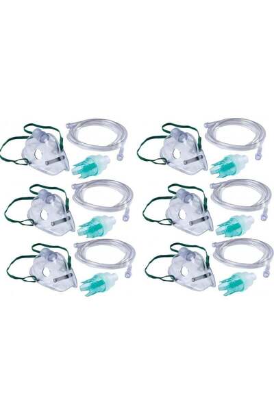 Sumbow 6 مجموعات من أقنعة البخاخات لعلاج الربو والحساسية، حجم كبير