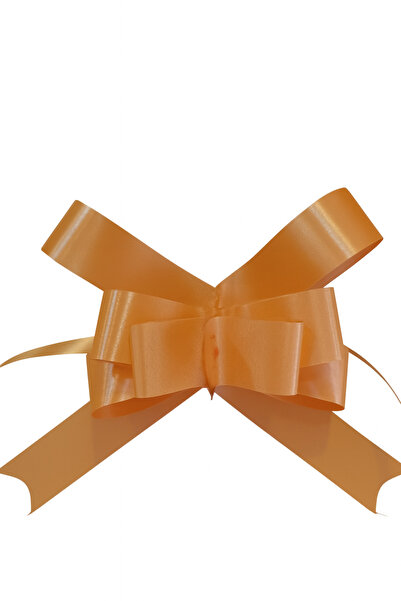 ÇINARASYADAHOME Turuncu Çek Fiyonk 10x10 Hediye Paketi ve Buket Süsleme İçin ...