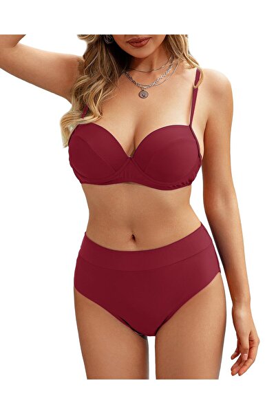 Rayson Womens Push-up Bikini Printed Padded Swimsuits 2 Pieces Sexy Beachwear...