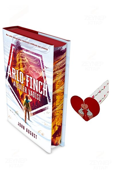 İndigo Kitap Arlo Finch: Alevler Vadisi-Özel Tasarım Kalp Ayraç Hediyeli