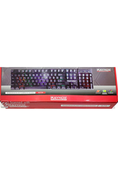 RAYNOX K-714 RGB Kablolu Klavye