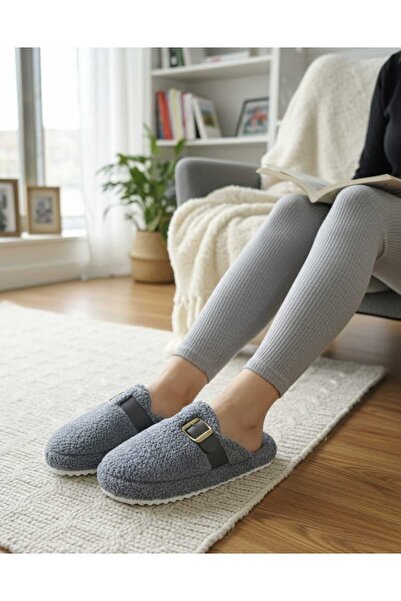 Bİ AYAKKABI Women's Winter Plush Comfortable Sole Home, Guest and Dowery Slip...