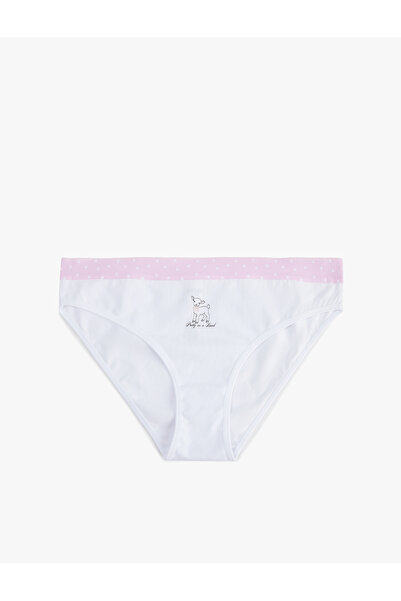 Koton Cotton Comfortable Fit Printed Brief Panties