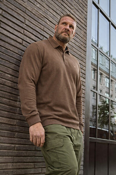 Maccali Men's Plus Size Premium Mink Polo T-Shirt