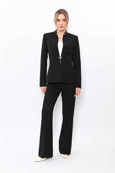 ÖNDER ÖZSOY Hakim Lapel Collar Classic Jacket & Pocketed Spanish-Cut Trousers...