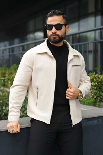 BASEL.CO Premium Seasonal Jacket with Leather Collar Detail