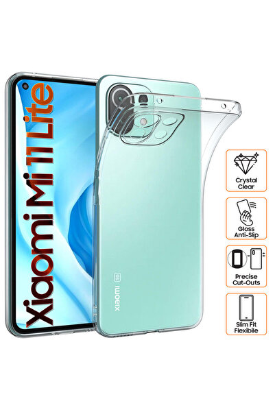 Gekko Mobile Διαφανής Θήκη για Xiaomi Mi 11 Lite 5G NE, Σιλικόνης, Λεπτή 2 χι...