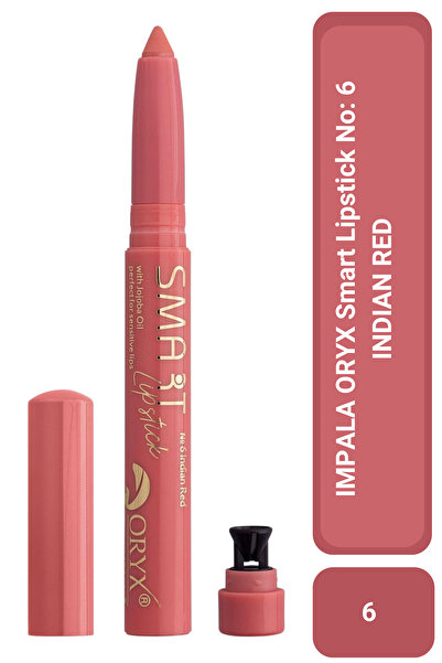 IMPALA Ruj - ORYX Smart Lipstick No: 6 INDIAN RED / HİNT KIRMIZISI