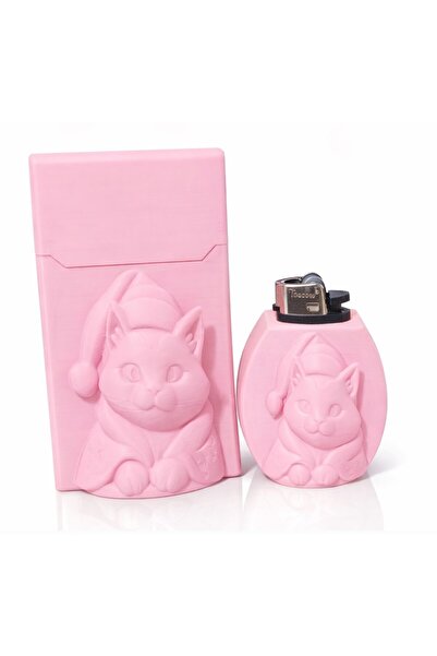 shop Pembe Seri 20'li 0,5 mm Slim Boyut Tabaka ve Ateşleyici Seti - Özel Tasa...