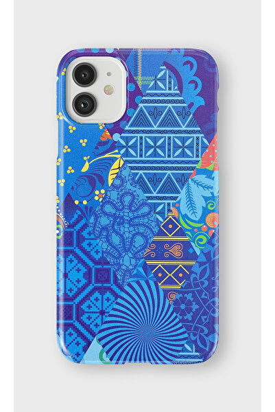 lelia حافظة هاتف شفافة مطبوعة متوافقة مع iPhone 11 |   مجموعة كولور ويف فلوكس