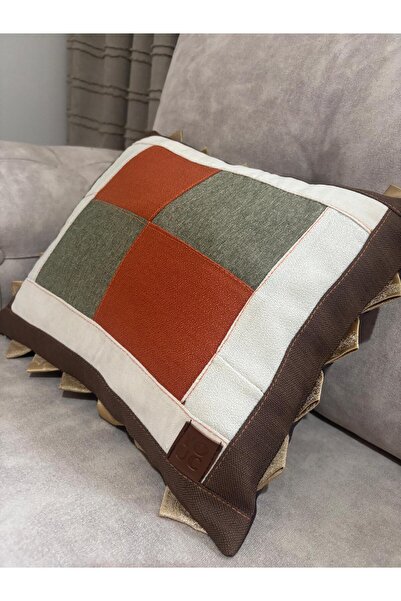 YOUC Design Design Throw Pillow Cover 38 X 32 Limited Edition Patchwork Multi...