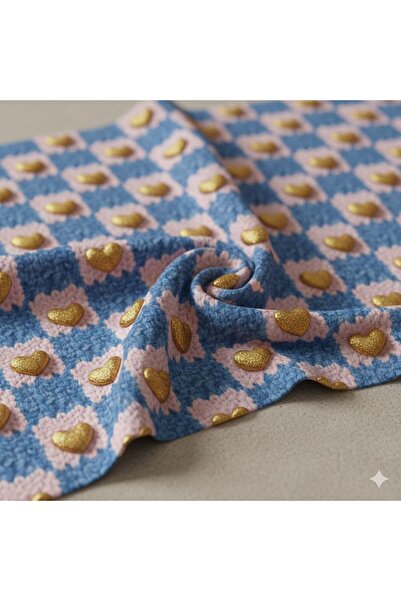 podyum baskı Ύφασμα ταπετσαρίας καναπέ με τρισδιάστατο σχέδιο καρδιάς, ψηφιακ...