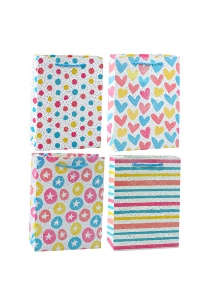 Three top online Gift Bag in Happy Patterns