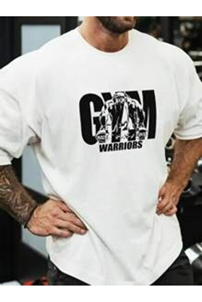 kahire GYM Baskılı Premium Oversize T-shirt