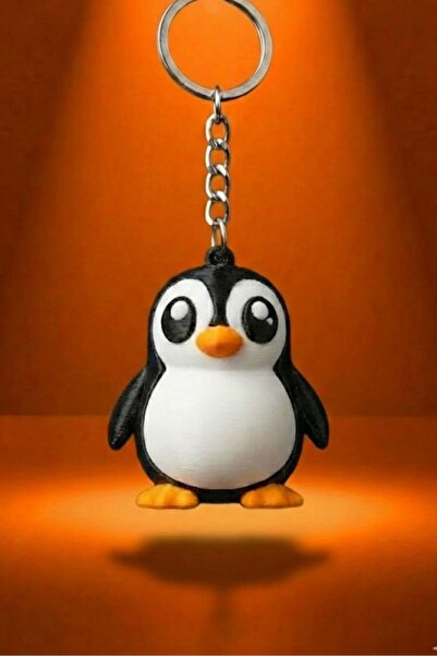 MEK Breloc animat Tuxi cu pinguin drăguț