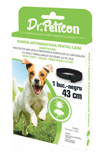 BistriVet Zgardă antiparazitară non-medicamentoasă pentru căței, Dr Peticon, ...