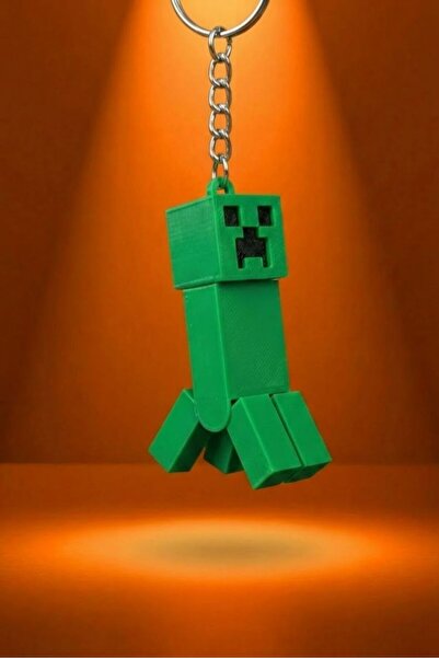 MEK Pokretni (Zglobni) Minecraft Creeper Privezak za ključeve