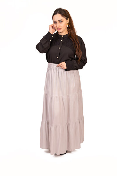 LINELLE Lilac Gathered Woven Skirt