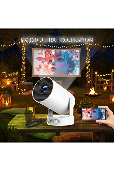 Tekvora HY300 ULTRA Akıllı Projeksiyon | Android Sistem | 720P HD | Kablosuz ...