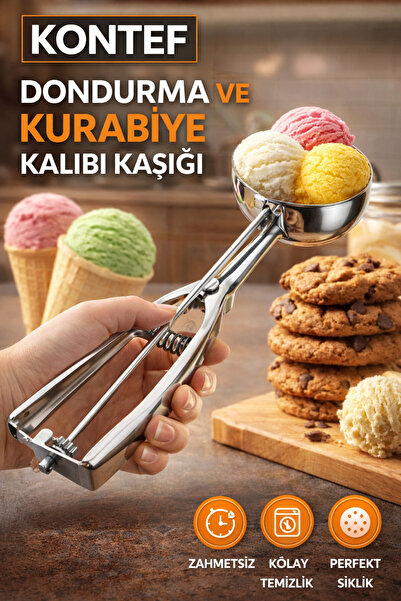 KONTEF Dondurma Kaşığı Kurabiye Kalıbı