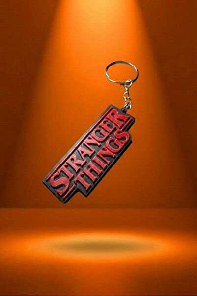 MEK Breloc roșu cu logo Stranger Things