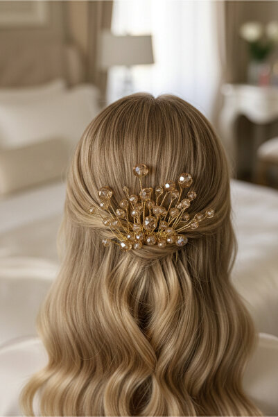 Happyline Pearl and Beaded Comb Clasp, Clasp, Side Clasp, Wedding Clasp, Enga...