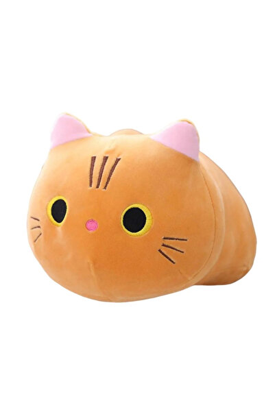 Toyska Jucarie de plus Pisica tip perna, umplutura hipoalergenica, 45x26x26 c...