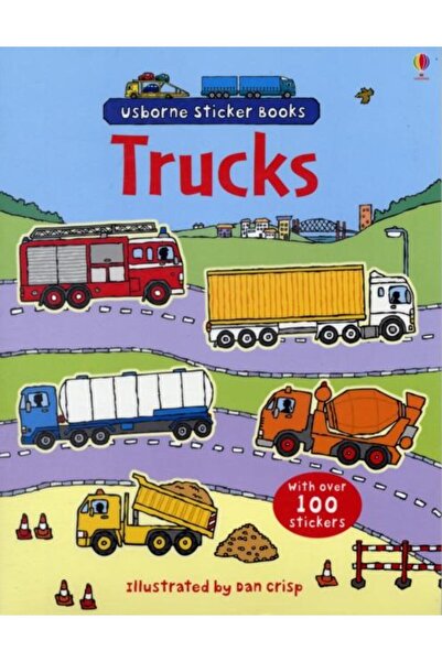 Usborne First Sticker Book Trucks, Sam Taplin