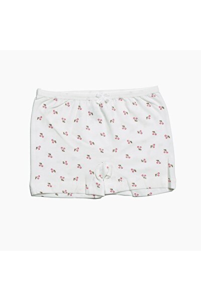 OBJE مجموعة بوكسر بنمط الكرز للفتيات مكونة من 3 قطع