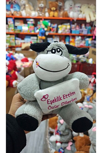 SHAMİRA Eşeklik ettim özür dilerim yazılı eşek figür peluş oyuncak