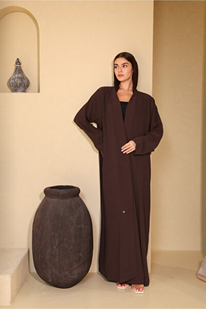 IKKXA عباية سوفرين البرونزية البنية