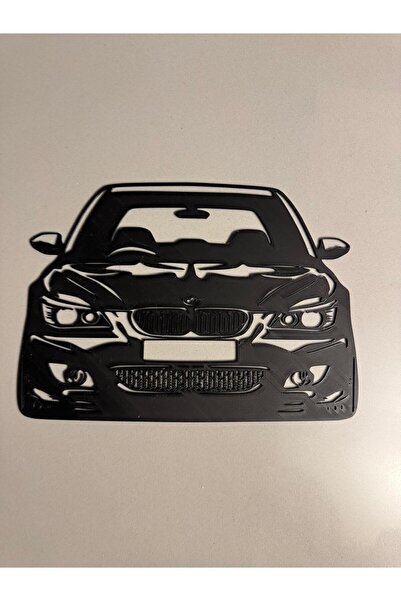 BMW M5 E60 Siluet Duvar Dekor 24cm x 18cm